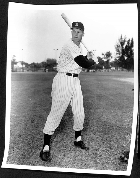 Lot of (16) Vintage Yankees 8x10 Photos (Some Type 1) w. Billy Martin, Don Larsen, Kubek, +