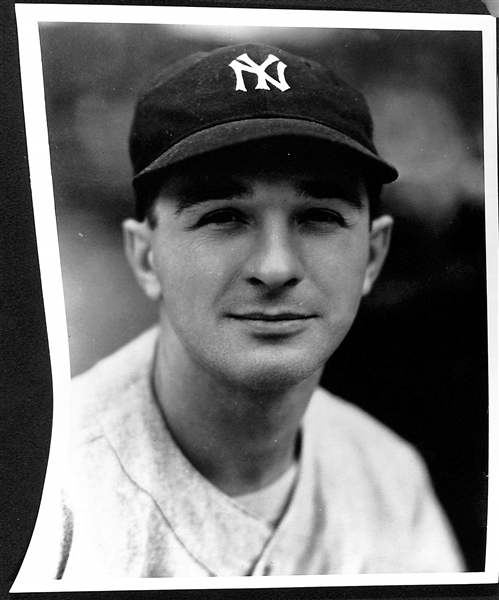Lot of (6) Vintage Yankees Photos - Joe DiMaggio, McCarthy, Pearson, and (3) Don Wingfield Stamped (F. Makcosky, Beggs, W. Brown)