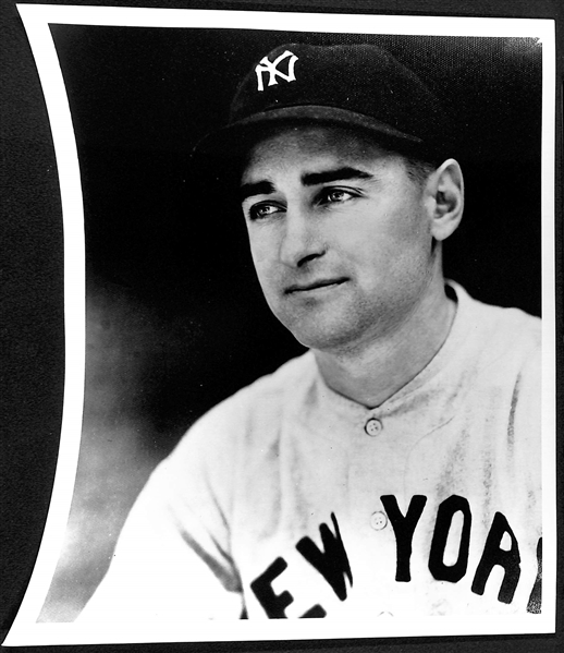 Lot of (6) Vintage Yankees Photos - Joe DiMaggio, McCarthy, Pearson, and (3) Don Wingfield Stamped (F. Makcosky, Beggs, W. Brown)