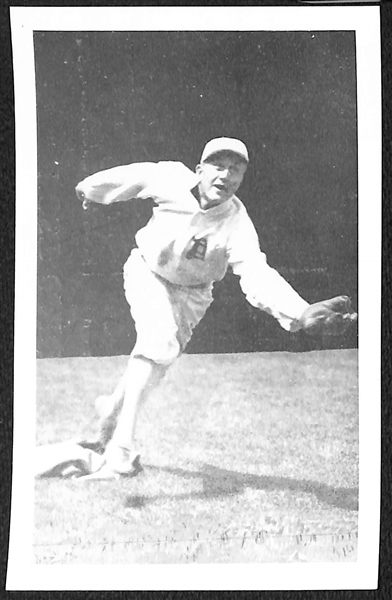 (31)  1960s-70s Real Baseball Photo Postcards w. Cobb, Jennings, Mordecai Brown, Chance, Evers, Tinker, 1907 Tigers w. Cobb (Made off Duplicate Negatives)