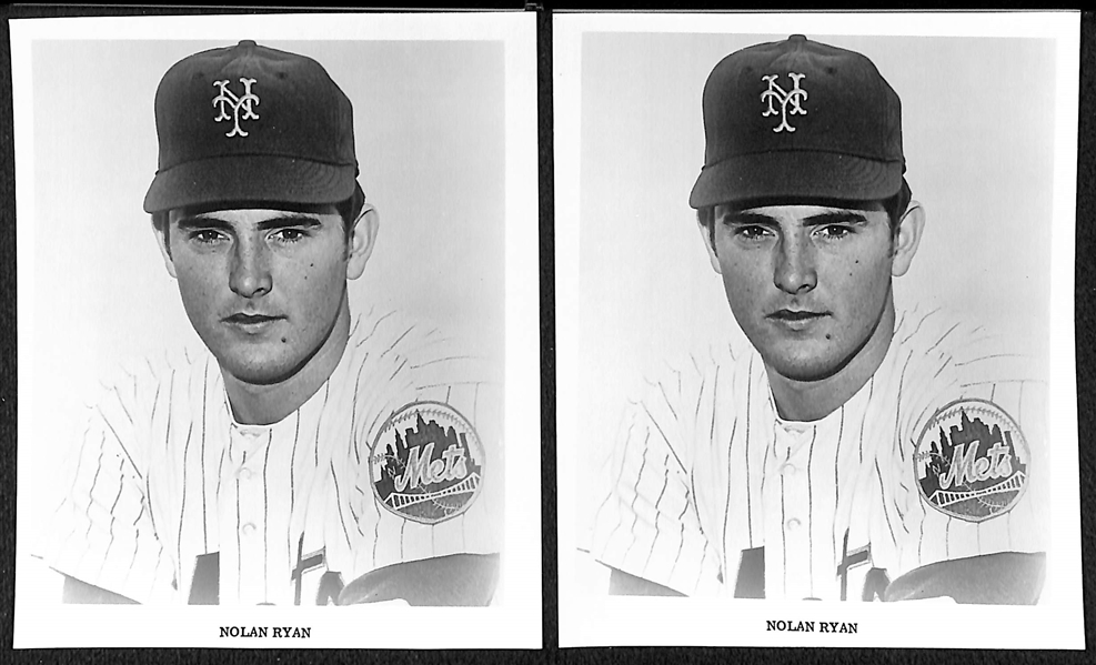 (2) 1971 Mets 4x5 Souvenir Photo Sets (Each w. Ryan & Seaver) and (16) Yankees 1960s Game Day Photos