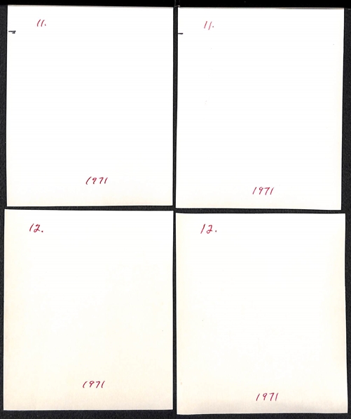 (2) 1971 Mets 4x5 Souvenir Photo Sets (Each w. Ryan & Seaver) and (16) Yankees 1960s Game Day Photos