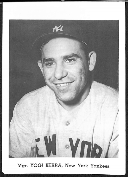 Lot of (51) Baseball Photos 1950s-1973 Inc. Joe Jackson, Yogi Berra, Willie Mays, Whitey Ford, +