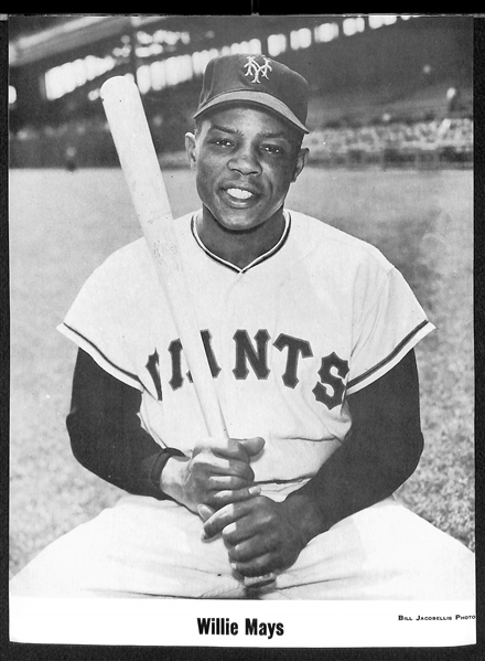 Lot of (51) Baseball Photos 1950s-1973 Inc. Joe Jackson, Yogi Berra, Willie Mays, Whitey Ford, +
