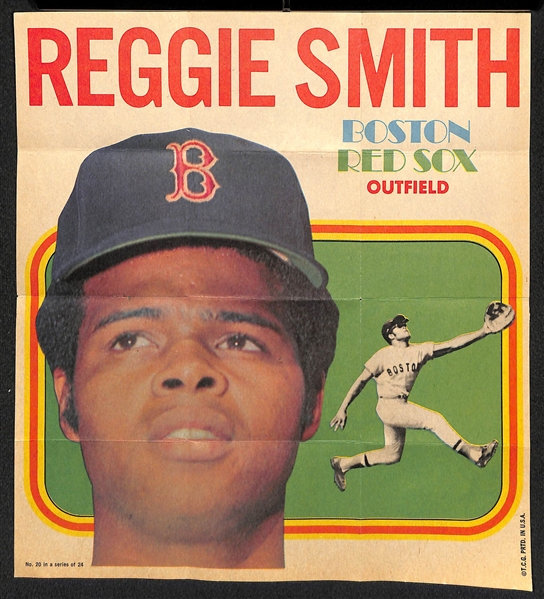1970 Topps Baseball 8x10 Posters Near Complete Set (19 of 24) w. Bench, Carew, McCovey