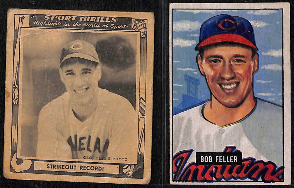 Lot of (13) Baseball Cards from 1933-1956 w. 1933 Goudey Herb Pennock
