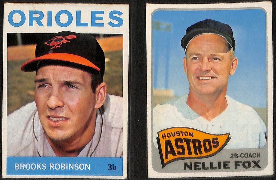 Lot of (59) 1960-1965 Topps Baseball Cards w. 1961 Eddie Mathews