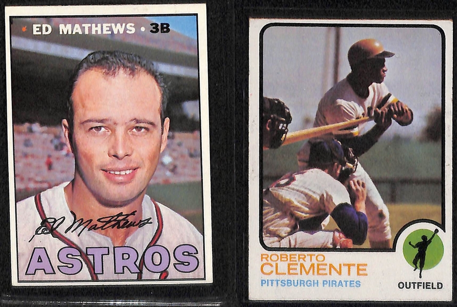 Lot of (39) 1966-1978 Topps Baseball Cards w. 1966 Palmer RC