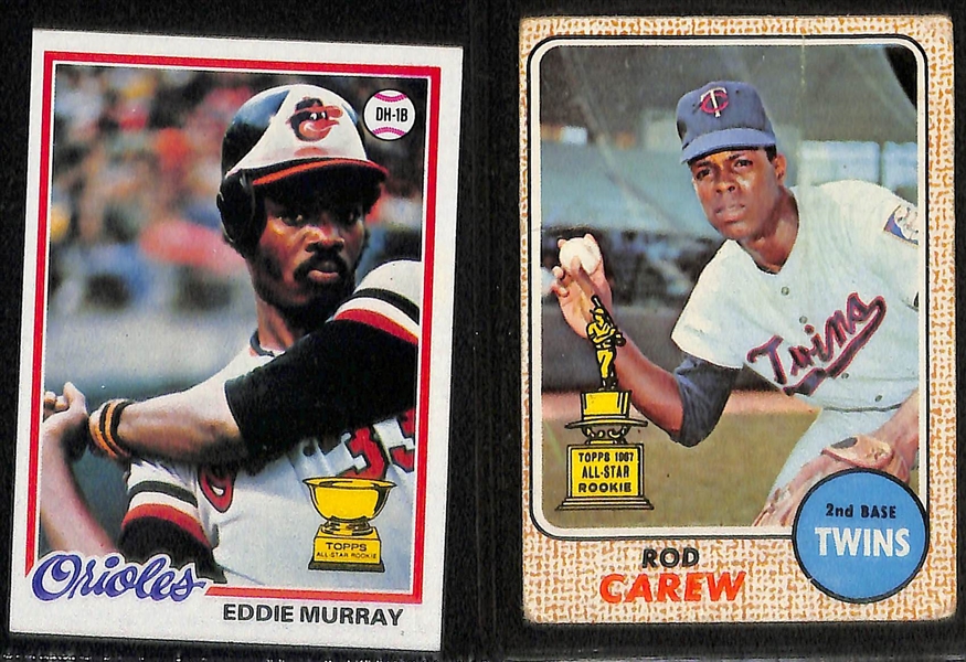 Lot of (39) 1966-1978 Topps Baseball Cards w. 1966 Palmer RC