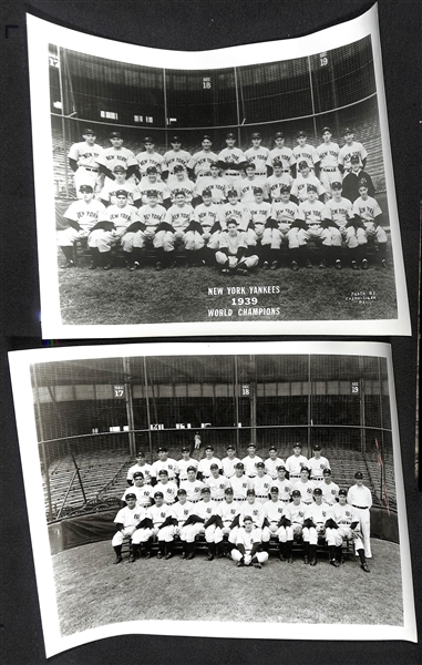 (14) Yankees Souvenir Team Photos (Likely Printed in the 1960s-1970s) - 1923, 1928, 1931-32, 1937-39, 1941-42, 1944-46, 1948-49