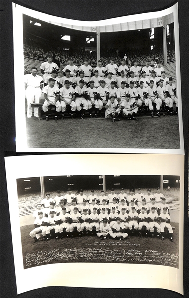 (14) Yankees Souvenir Team Photos (Likely Printed in the 1960s-1970s) - 1923, 1928, 1931-32, 1937-39, 1941-42, 1944-46, 1948-49