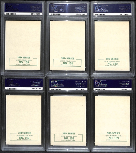 Lot of (14) PSA-Graded 1964 Beatles B&W Cards w. (2) PSA 9 Cards!