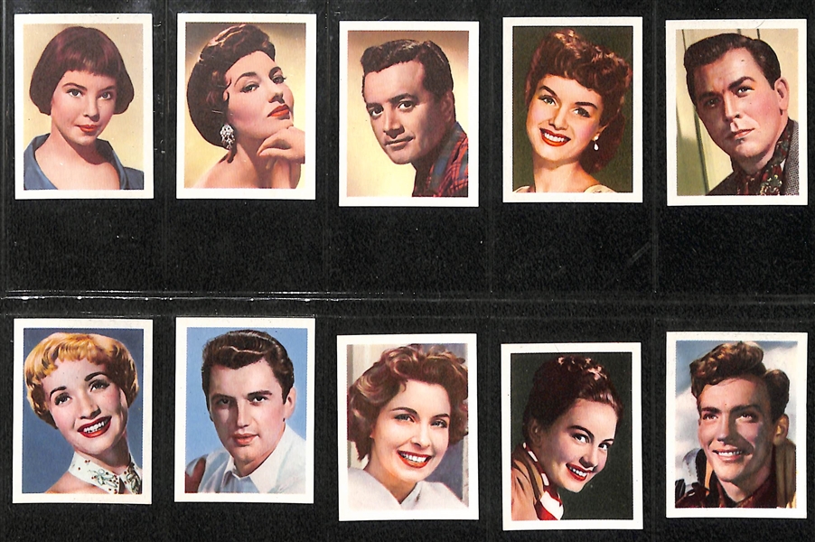Lot of (2) 1950s Jaycee Cigarettes & Jibco Tea Western & Screen Star Sets