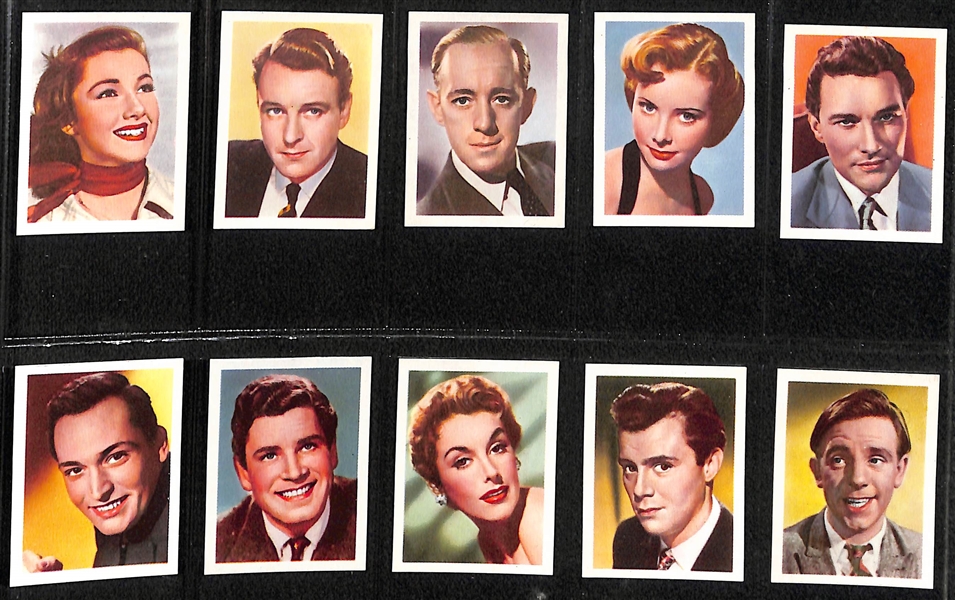 Lot of (2) 1950s Jaycee Cigarettes & Jibco Tea Western & Screen Star Sets