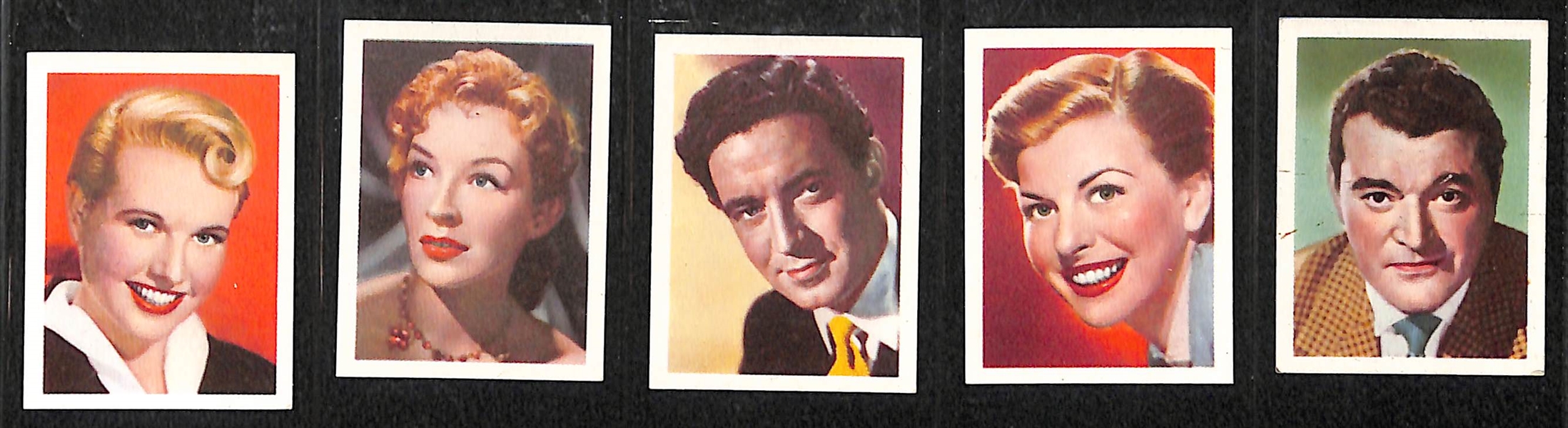 Lot of (2) 1950s Jaycee Cigarettes & Jibco Tea Western & Screen Star Sets
