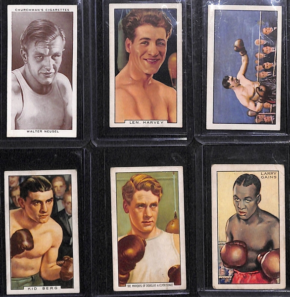 Lot of (29) Early 1900s-1920s Cigarette Cards - Athletes/Sports Figures from US & Europe
