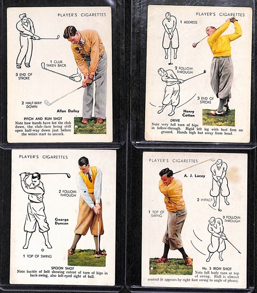 Lot of (29) Early 1900s-1920s Cigarette Cards - Athletes/Sports Figures from US & Europe