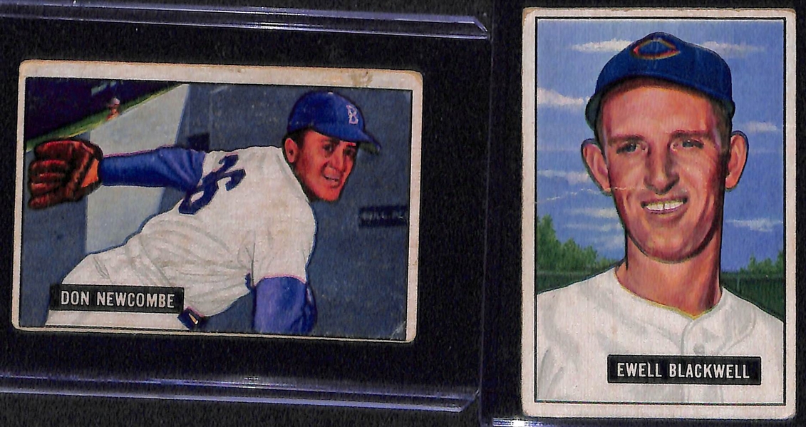 Lot of (24) Different 1951 Bowman Baseball Cards w. Gil Hodges