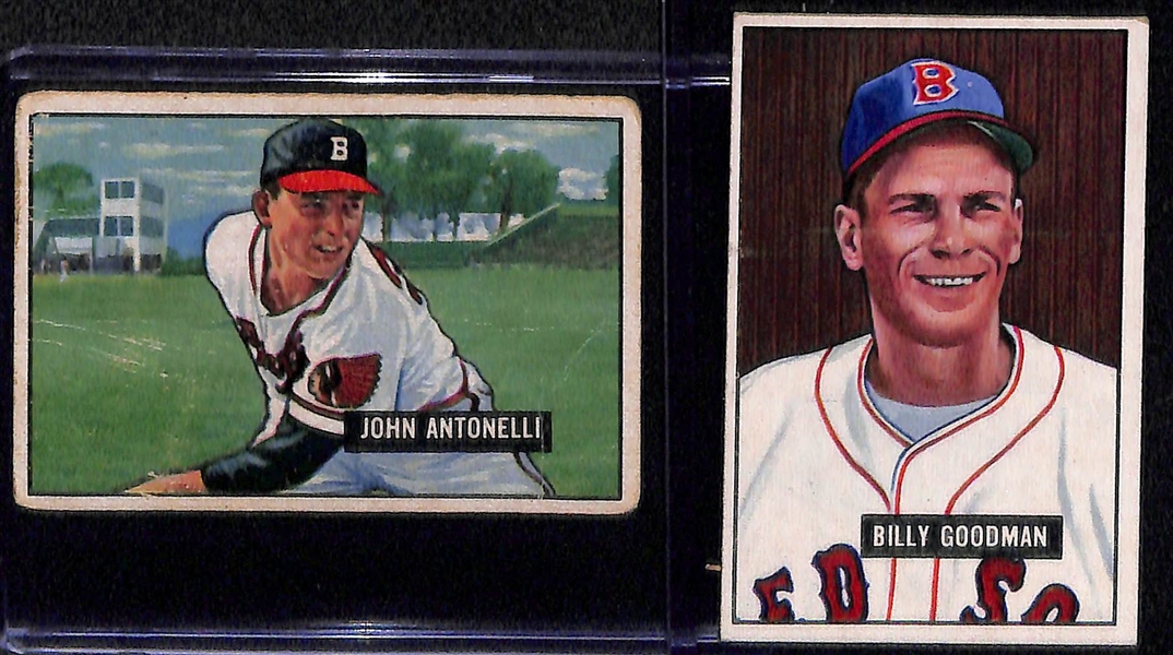 Lot of (24) Different 1951 Bowman Baseball Cards w. Jimmy Dykes