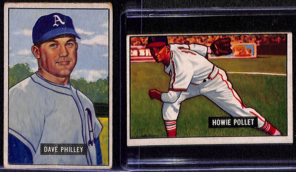 Lot of (17) Different High Numbers 1951 Bowman Baseball Cards w. Frankie Frisch