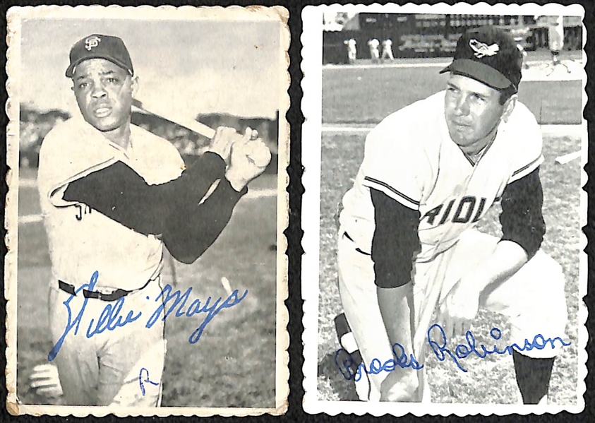 Lot of (32) Different 1969 Topps Deckle Edge Baseball Cards w. Pete Rose
