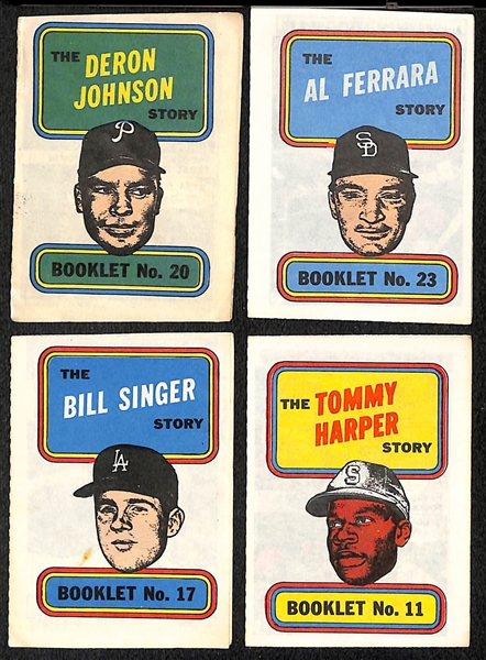 Lot of (34) Baseball Card Inserts from Topps & Kellogg's w. 1968 Topps Mantle Game Card