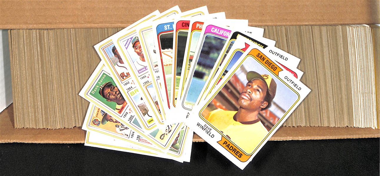 1974 Topps Baseball Complete Set w. Dave Winfield Rookie Card