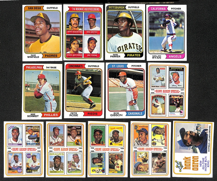 1974 Topps Baseball Complete Set w. Dave Winfield Rookie Card