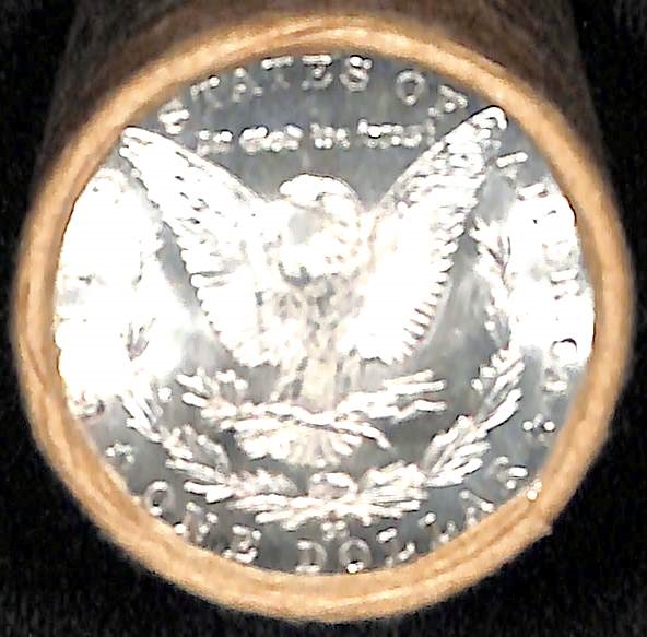 $20 BU 1881 Roll of Uncirculated Silver Morgan Dollars w. End Roll CC (Carson City) Z10