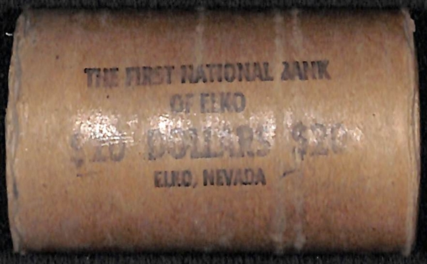 $20 BU 1902 Roll of Uncirculated Silver Morgan Dollars w. End Roll CC (Carson City)