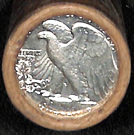 1 - Uncirculated Roll of 20 - $10 BU Walking Liberty Silver Half Dollars