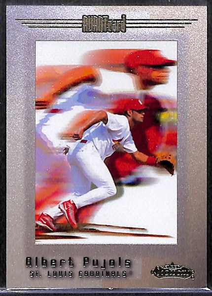2001 Fleer Showcase Albert Pujols #121 Rookie Card