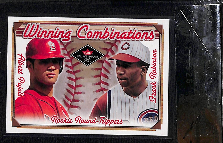 Lot of (3) Graded Baseball Hall of Fame Rookie Cards w. Albert Pujols & Mariano Rivera