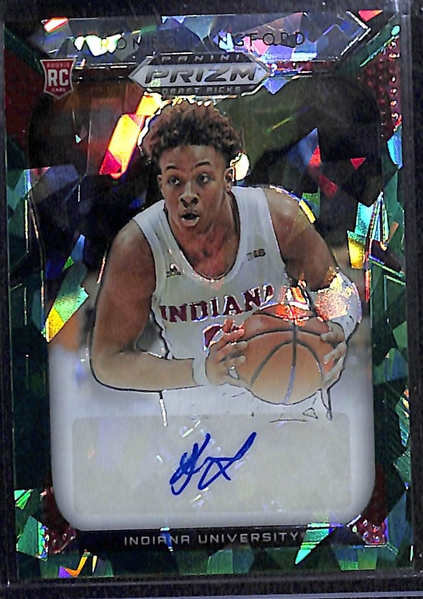 Lot of (2) 2019-20 Panini Basketball Autograph Rookie Cards w. Romeo Langford & Tyler Herro