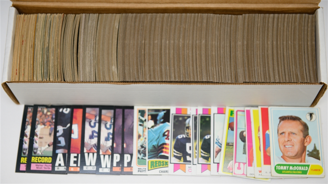 Lot of (200) 1959-1982 Topps Football Cards & (500) 1985 Topps Football Cards