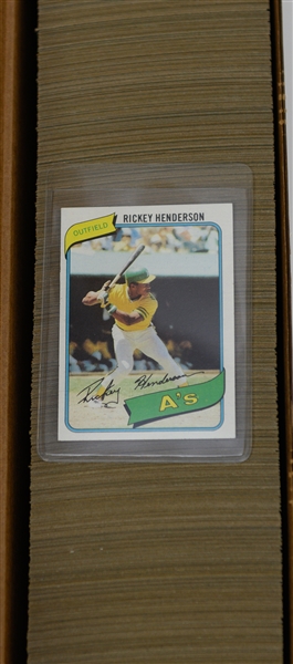 Lot of (1500+) Baseball Cards - (110) 1978 OPC cards, 1980 Topps Baseball Set, 1983 Fleer Baseball Set, More