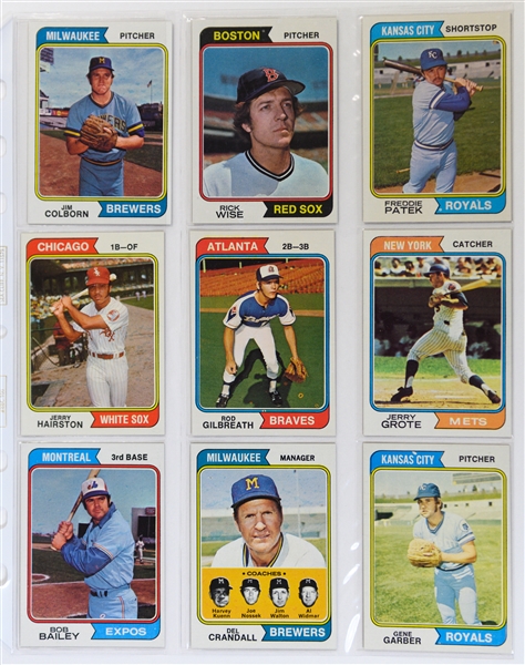 Lot of (1500+) Baseball Cards - (110) 1978 OPC cards, 1980 Topps Baseball Set, 1983 Fleer Baseball Set, More