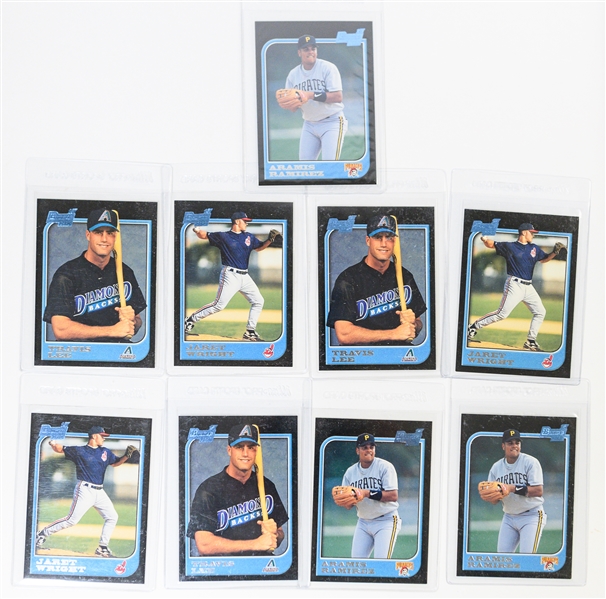 Lot of (1700+) Baseball Cards - (6) Complete 1996/1997 Baseball Sets (Bowman, Bowman's Best, Topps Chrome, Bowman Series 2) & Approx (100) 2005 Bowman Chrome & Topps Chrome Cards 