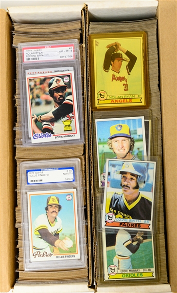 Lot of (2) Baseball Sets - 1978 Topps & 1979 Topps w. Well Centered 1979 Ozzie Smith Rookie Card 