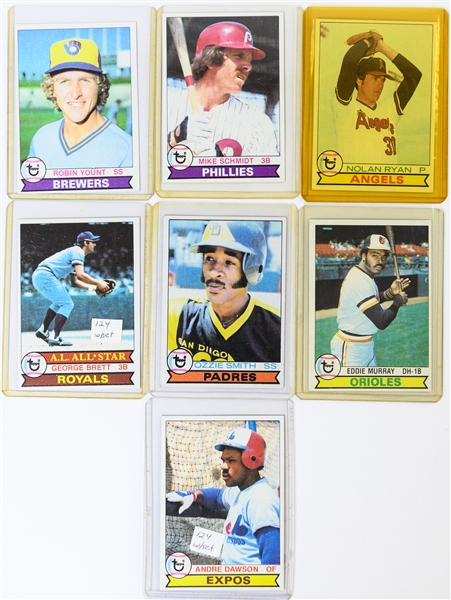 Lot of (2) Baseball Sets - 1978 Topps & 1979 Topps w. Well Centered 1979 Ozzie Smith Rookie Card 