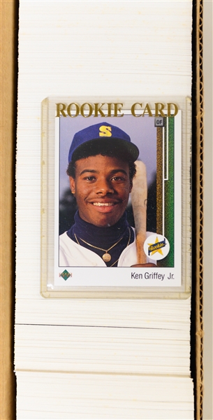 Lot of (2) Baseball Sets - 1980 Topps w. Henderson Rookie Card & 1989 Upper Deck w. Griffey Jr. Rookie Card