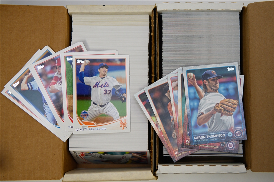 Lot of (2) - 2013 & 2015 Topps Baseball Update Complete Sets