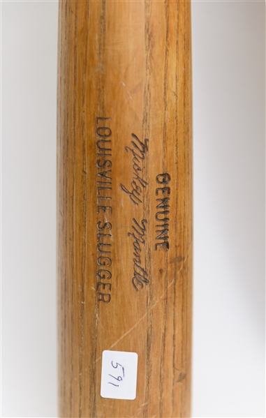 Lot of (2) Vintage Hillerich & Bradsby Mickey Mantle & Ted Williams Facsimile Signature Bats