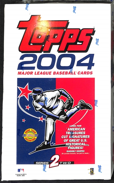 Lot of (2) 2004 Topps Baseball Series 2 Sealed Hobby Boxes