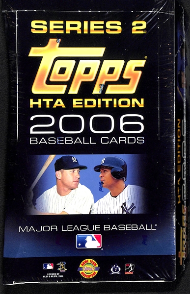 Lot of (2) 2006 Topps Baseball Series 2 HTA Hobby Sealed Boxes - Potential for Verlander