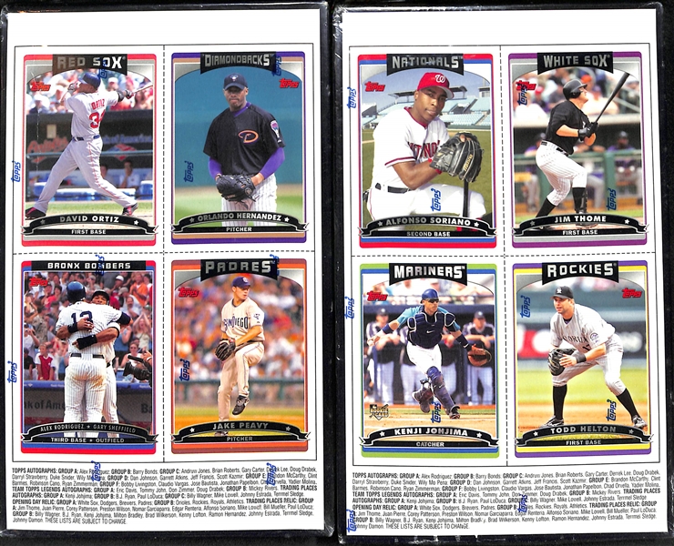 Lot of (2) 2006 Topps Baseball Series 2 HTA Hobby Sealed Boxes - Potential for Verlander