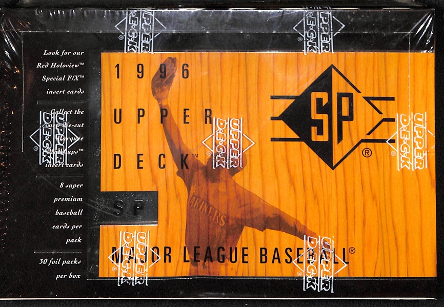 Lot of (4) Assorted Sport Sealed Boxes - 2001 Upper Deck Premier Golf, 2007 NFL Players Rookie Premier, 2003 Topps Baseball Series 2 Hobby Box & 1996 SP Baseball 