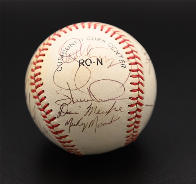 1990 Phillies Team-Signed Baseball w. 17 Autographs Inc. Daulton, Dykstra, Kruk, Dale Murphy, +