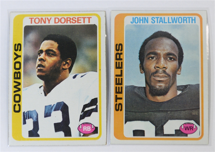 1978 & 1979 Topps Football Complete Sets of 528 Cards w. 1978 Tony Dorset Rookie Card