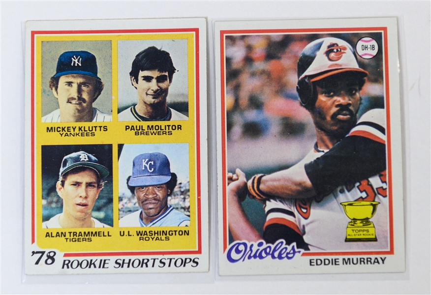 1977 & 1978 Topps Baseball Complete Sets w. Andre Dawson Rookie Card